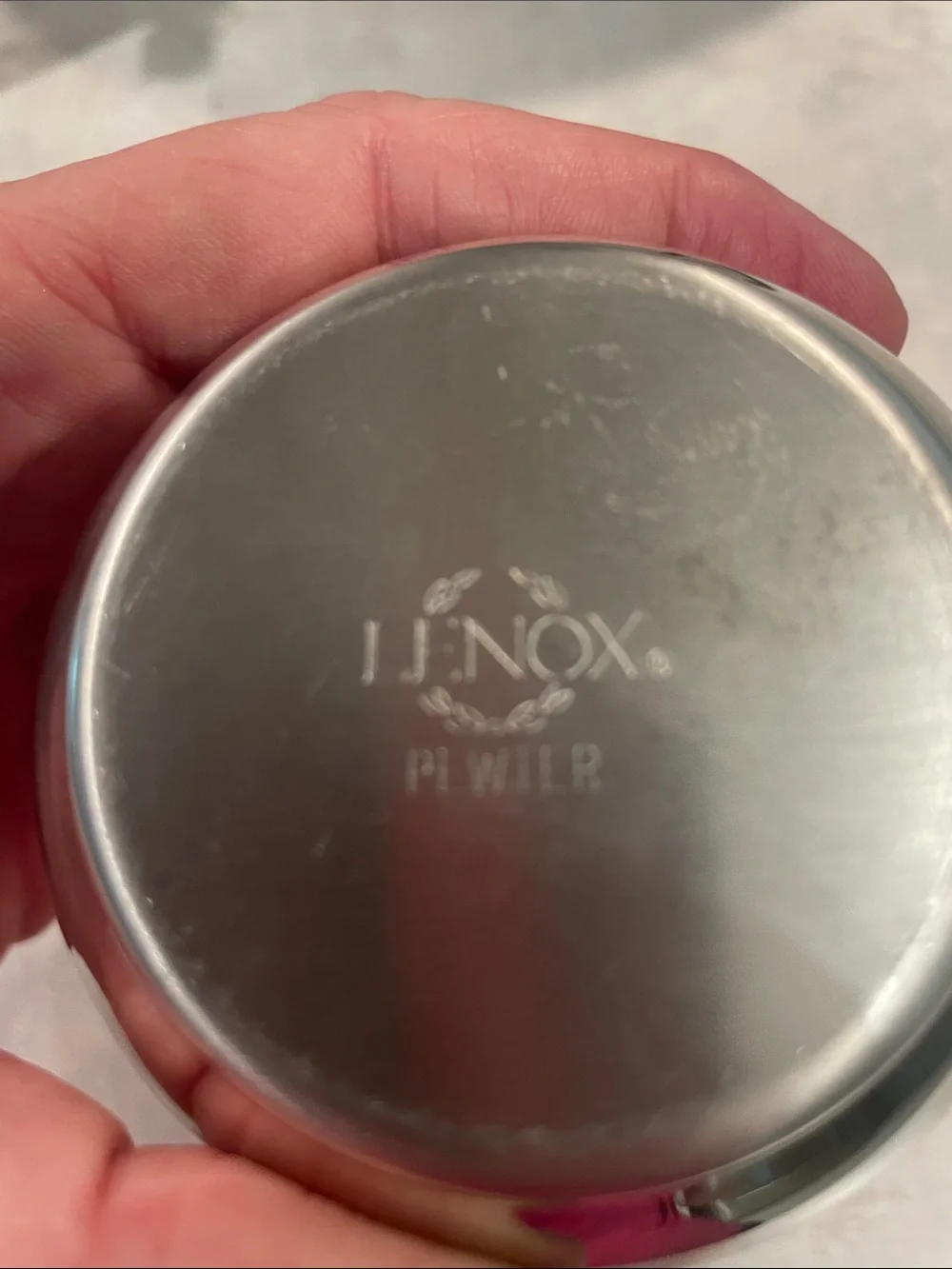 Lenox Pewter Baby Cup with Ornate Spoon